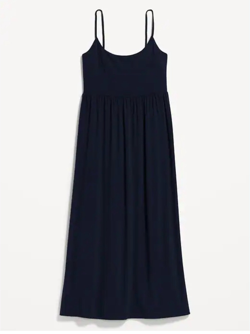 Old Navy Fit & Flare Cami Blue midi dress size large